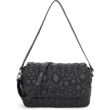 Bandolera Tous mediana Bold transformable en color negro