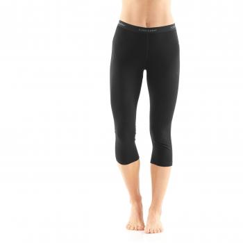 Icebreaker Wmns 200 Oasis Legless Pantalones, Mujer, Negro, M