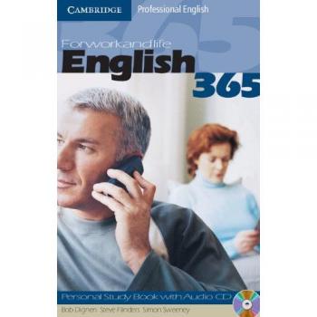 English365 1 Personal Study Book with Audio CD - Libro de estudio personal con CD de audio, diseñado para aprender inglés, incluye ejercicios prácticos, vocabulario y actividades interactivas