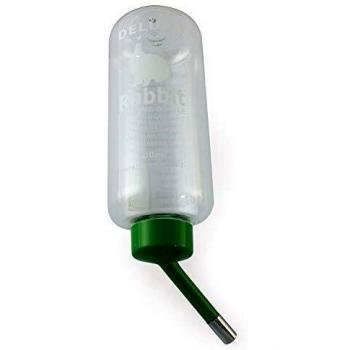 ARQUIVET Bebedero antigoteo para roedores 800 ml - Bebedero Agua para Hamsters, Conejos, cobayas - Boquilla de Metal Reforzada - Accesorios para jaulas de roedores