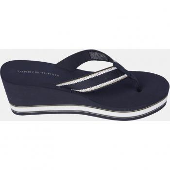 Sandalias de mujer TOMMY HILFIGER FW0FW07903 con tiras logotipadas y cuña