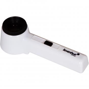 Lupa de Mano Levenhuk Zeno Handy ZH43 con Aumento y Luz LED