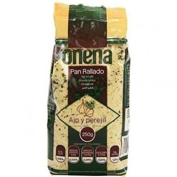 Pan Rallado Gourmet con Ajo y Perejil, 250g