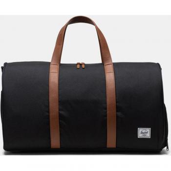 Herschel Supply Co. Ultimate Roadtrip Duffel Bag Novel, Black, unisex, Size: ONE SIZE