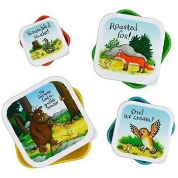 Gruffalo Set of 4 Feasting Snack boxes by Wild & Wolf by The Gruffalo