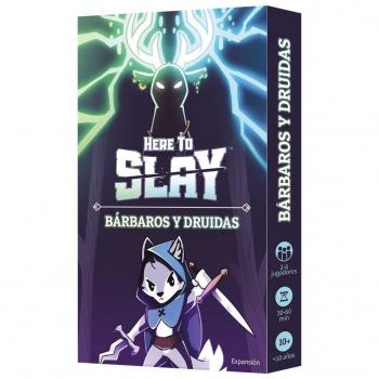 Here to Slay: Bárbaros y Druidas Expansión - Juego de Mesa, Edad Recomendada 10+ Años