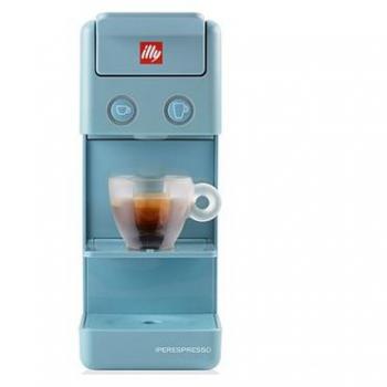 Máquina de Café Illy Y3.3 Iperespresso Automática/Manual 0,75 L Color Azul Claro con 14 Cápsulas Incluidas