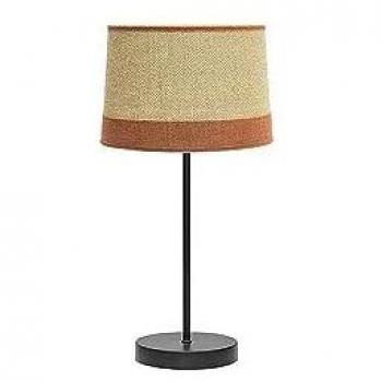 Lámpara de Mesa Tietar 1xe14 Saco/Naranja 44x22x22 cm - Diseño Moderno y Estilo Rústico