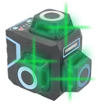 Nivel láser autonivelante Ferrestock 3D profesional 30 m