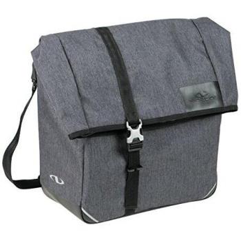 Newbury City Pannier Bag - Tweed Grey Bike Luggage Carrier