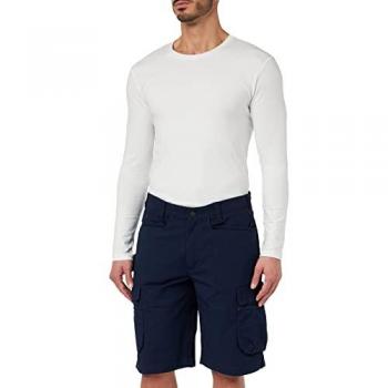 Pantalón Corto Cargo Carhartt Steel Multipocket Relaxed Fit Azul Marino W30