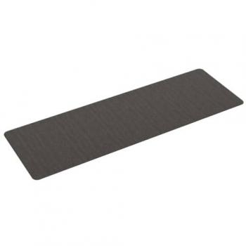 Alfombra de pasillo gris antracita 60x180 cm