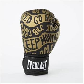 Guantes de Boxeo Everlast Spark Black-Gold 10oz, características: diseño unisex para adultos, color negro y dorado, ideales para entrenamiento y combate