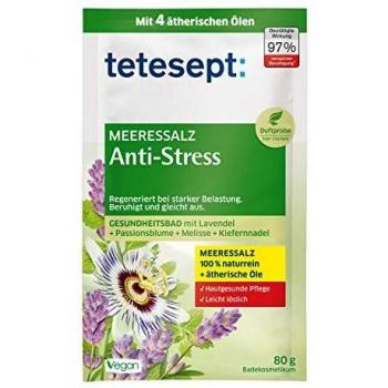 Sal de Baño Antiestrés Tetesept con Efecto Relajante 80g