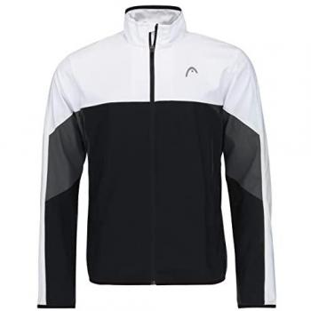 Chaqueta Unisex Head Club 22 - Negro y Blanco, Ideal para Niños y Entrenamiento