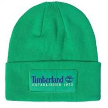 Timberland Established 1973 Vintage Beanie Celtic Green Hat - Unisex Knitted Hats & Beanies - Green - Size: One Size