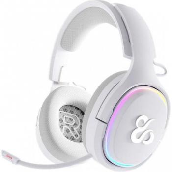 Newskill Aton Ivory Auriculares Gaming Inalámbricos RGB Bluetooth 5.0 Multiplataforma Blancos