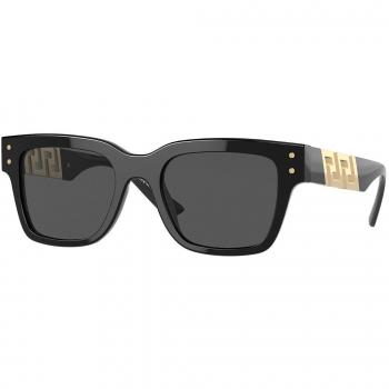 Versace VE4421F Asian Fit Men's Sunglasses Black 52mm