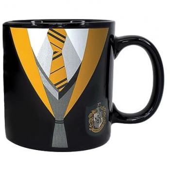 Taza Termocolora Harry Potter Uniforme Hufflepuff 400ml - Licencia Oficial