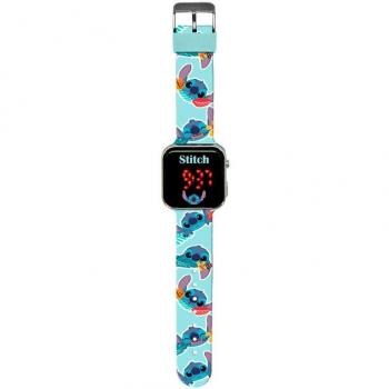 Reloj LED Stitch Disney - Licencia oficial para niños de la marca Kids