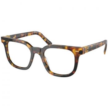 Miu Miu MU06XV VAU1O1 Women’s Eyeglasses Tortoiseshell Size 49 - Blue Light Block Available