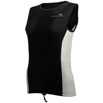 Chaleco neopreno Lavacore negro mujer sin capucha y sin mangas