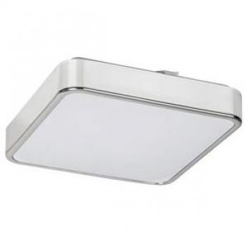 Lámpara de Mesa Vinelle Blanca con Cristal Ahumado, 1xE14 60W, IP20, Diámetro 16/20 cm