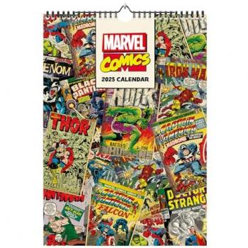 Calendario A3 2025 Marvel Portadas Erik multicolor - Calendario pared grande, Planificador mensual: Con espacio para anotar e Ilustraciones (29,7x42 cm)