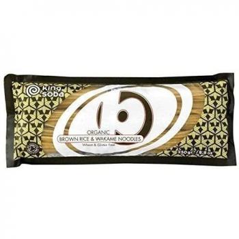 King Soba El Arroz Y Los Fideos Wakame Marrón 250g