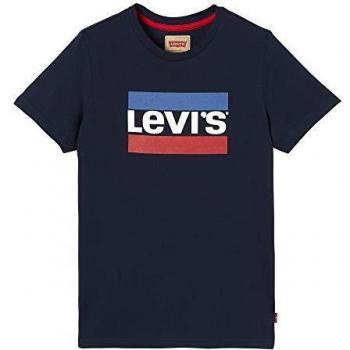 Levi's kids Nn10047 Short Sleeve tee-Shirt Camiseta, Azul