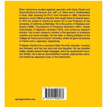 Algebraic Geometry: Graduate Texts in Mathematics by Robin Hartshorne