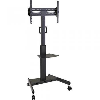 VIVOLINK - Soporte móvil de Aluminio para TV o Monitor Tamaño 42-90 - Fácil de Montar - Diseño Resistente - Capacidad de Carga máxima - 35 kg