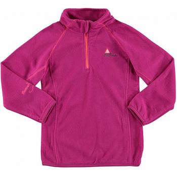 Peak Mountain Gafine Girls' Micro Fleece Half-Zip Sweatshirt