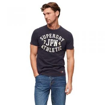 Superdry Camiseta de Manga Corta Vintage Athletic, Hombre, Estilo Deportivo, Diseño Clásico, Material Suave y Transpirable, Disponible en Varias Tallas