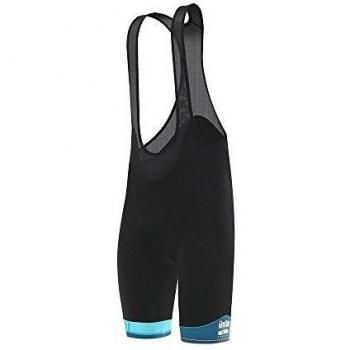 Santini Replica Giro d'Italia hombres 2016 etapa 19 Colle Dell'agnello Git EVO CULOTE - negro, hombre, color Negro - negro, tamaño large