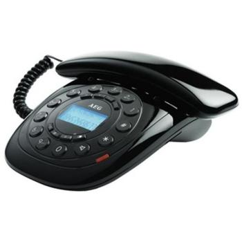 Teléfono con Cable AEG Style 12 Supletorio - Diseño Retro, Funciones Básicas, Alarma y Altavoz