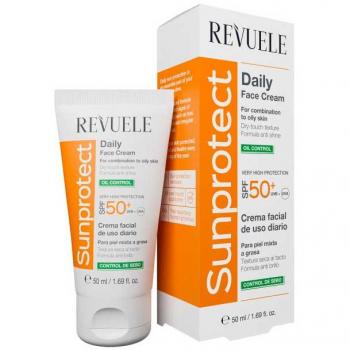 Protector Solar Facial Control de Sebo Sunprotect SPF50+ - Revuele