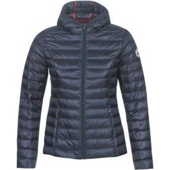 JOTT Cloe Women's Down Puffer Jacket with Hood - Slim Fit, Dark Blue