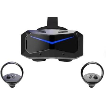 Pimax Crystal Super - Cascos de Realidad Virtual Ultrawide 3840x3840 por Ojo con Seguimiento Ocular y Lentes Intercambiables