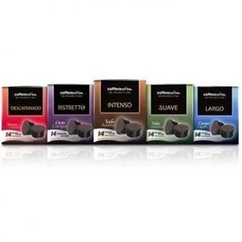 Coffeeemotion - Cafe Suave Selección Acabicas Etiopia, Mexico, Nicaragua Y Brasil. Pack 14 Capsulas.