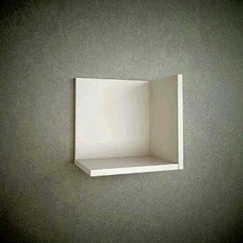 Home factory by homemania Cabrera, Tablero de partículas melaminizado 18 mm, Color Blanco, 30 x 30 x 22 cm