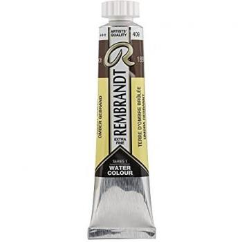 Rembrandt Watercolour Tube 20ml Burnt Umber
