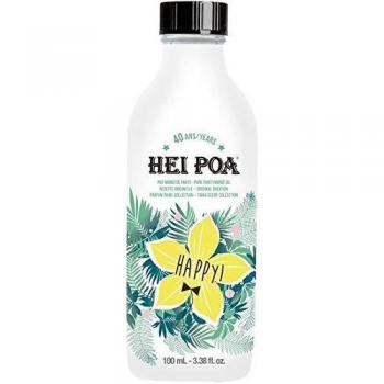 Hei Poa, Aceite corporal (Monoï Puro de Tahití, Perfume Happy) - 100 ml.