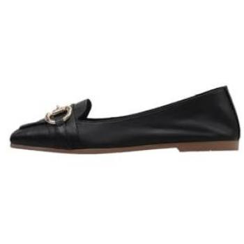 Sandalia Plana Mujer Negro - Cómoda y Elegante TOP 3 23352