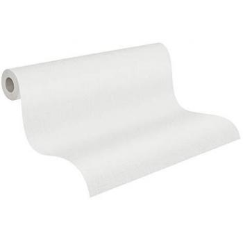 Papel Pintado Vliestapete Textil Monocromo Gris Claro con Textura - Metropolitan Stories, Ava New York, 0.53 x 5.33 m