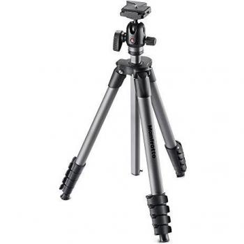 Manfrotto Compact Advanced Ball Head - Trípode con de 5 secciones, color negro