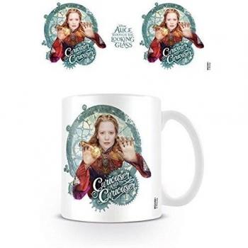 Alice Through The Looking Glass Curiouser - Taza de cerámica, Multicolor