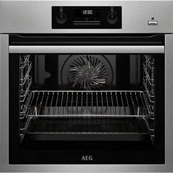 AEG BPS351120M Horno Pirolítico Multifunción de 71L, 3000W, Clase Energética A+, Acero Inoxidable