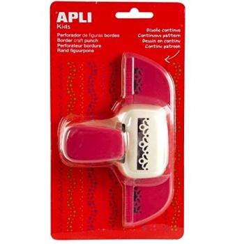 APLI Kids 13640 - Perforadora para papel lateral flor, 25.4 mm