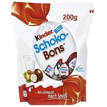 Paquete de 6 Kinder Schokobons, 200g cada uno